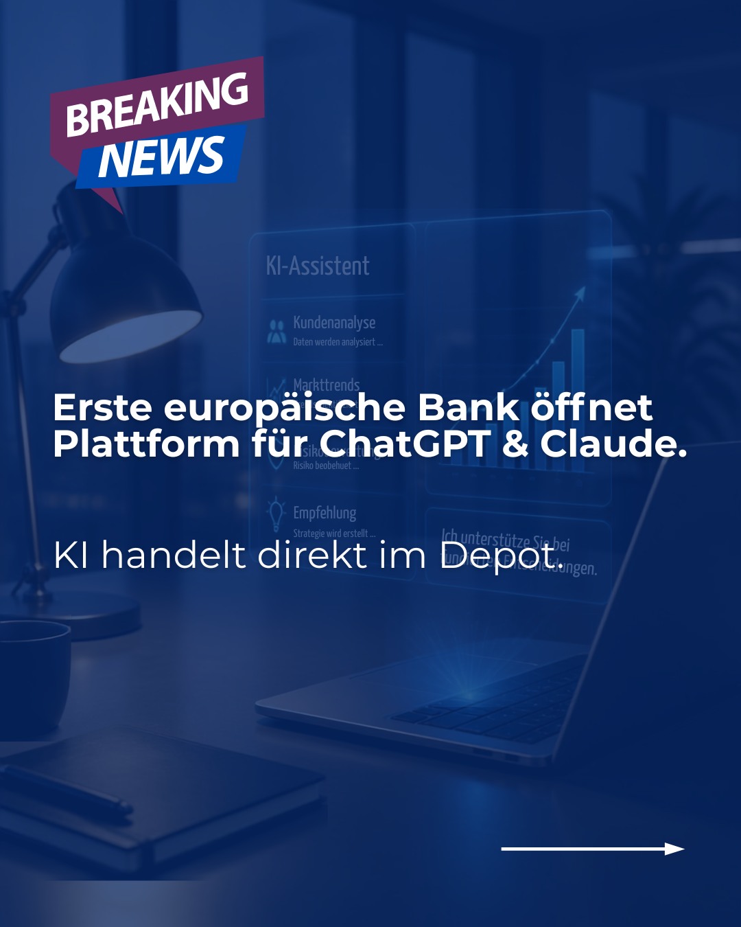 KI handelt im Depot.